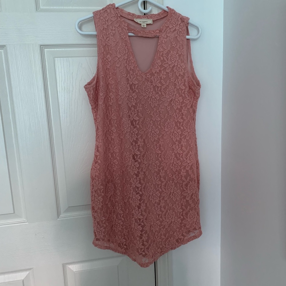 Coral dress worn ONCE